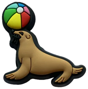 Crocs Jibbitz Seal with Beach Ball Charm