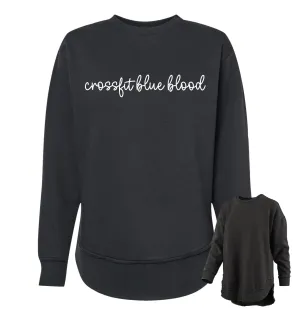 Crossfit Blue Blood Boutique High Low Quality Sweatshirt/ True to Size