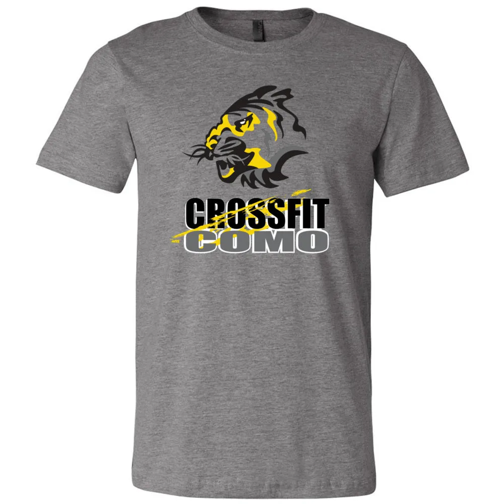 CrossFit Como - 100 - Stacked - Men's T-Shirt