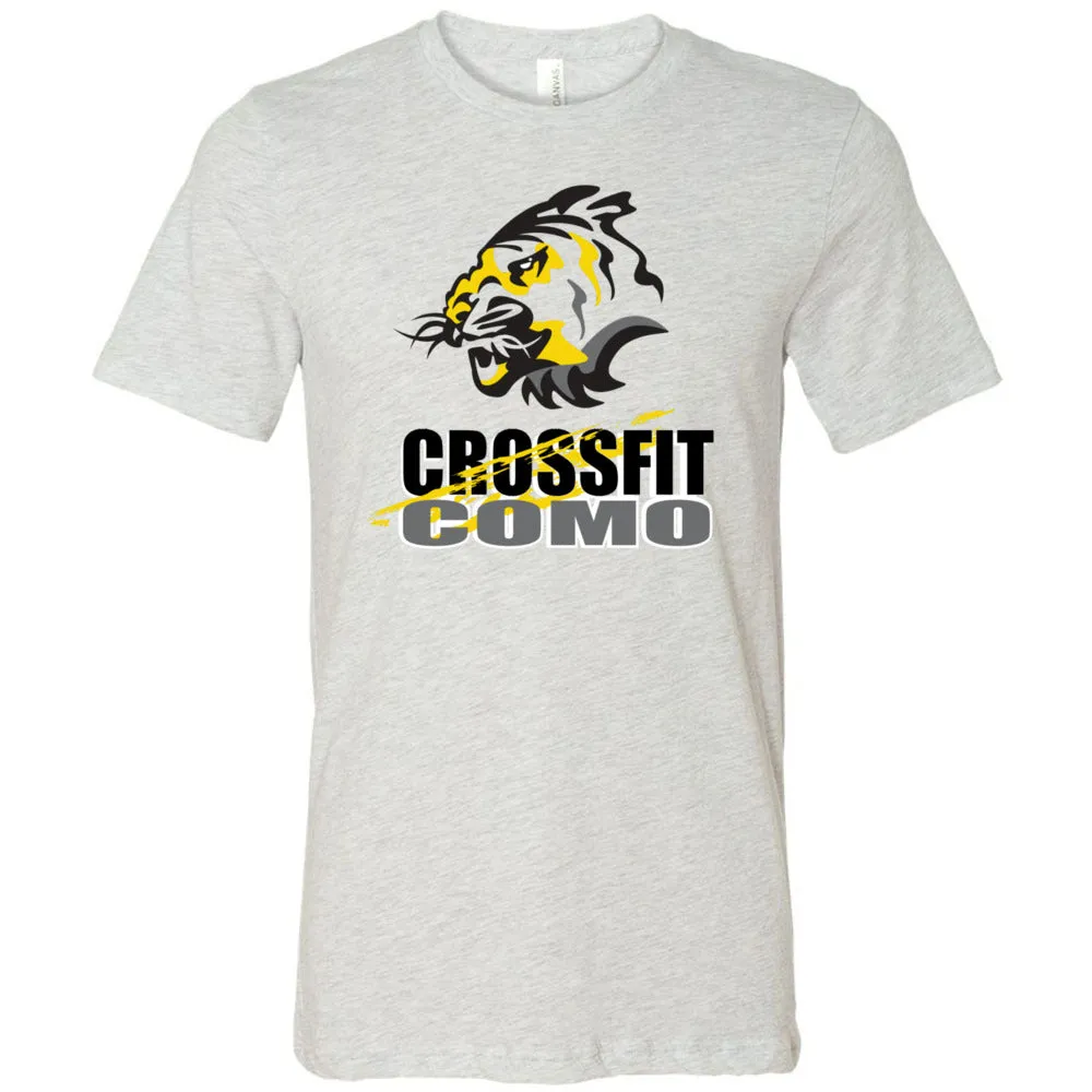 CrossFit Como - 100 - Stacked - Men's T-Shirt