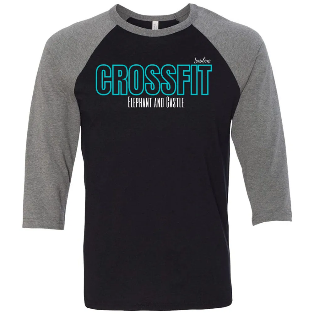 CrossFit Elephant and Castle - 202 - Teal - Men's Baseball T-Shirt