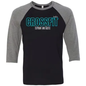 CrossFit Elephant and Castle - 202 - Teal - Men's Baseball T-Shirt