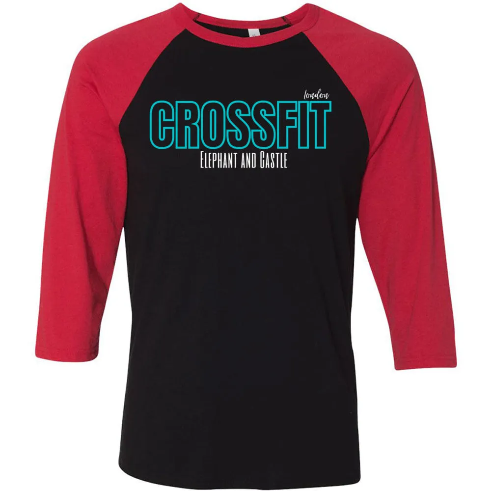 CrossFit Elephant and Castle - 202 - Teal - Men's Baseball T-Shirt