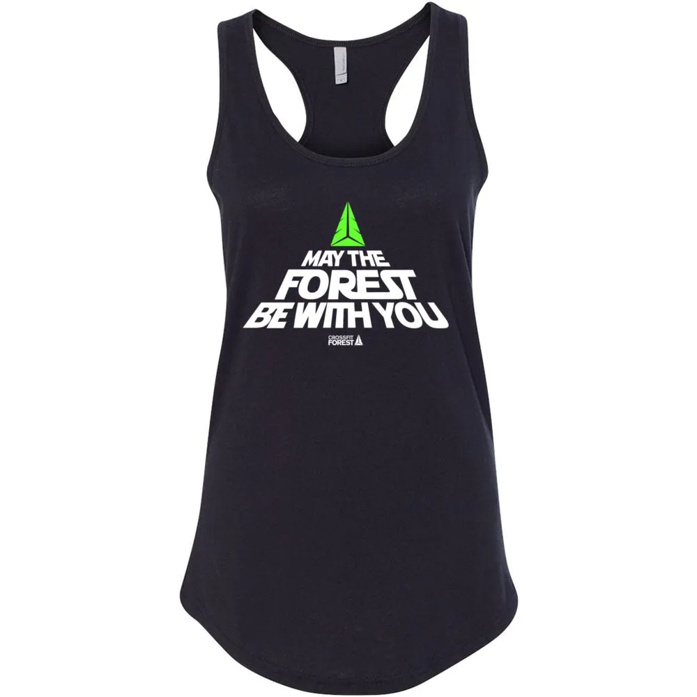 CrossFit Forest - 100 - May the Forest Be With You - Women's Tank