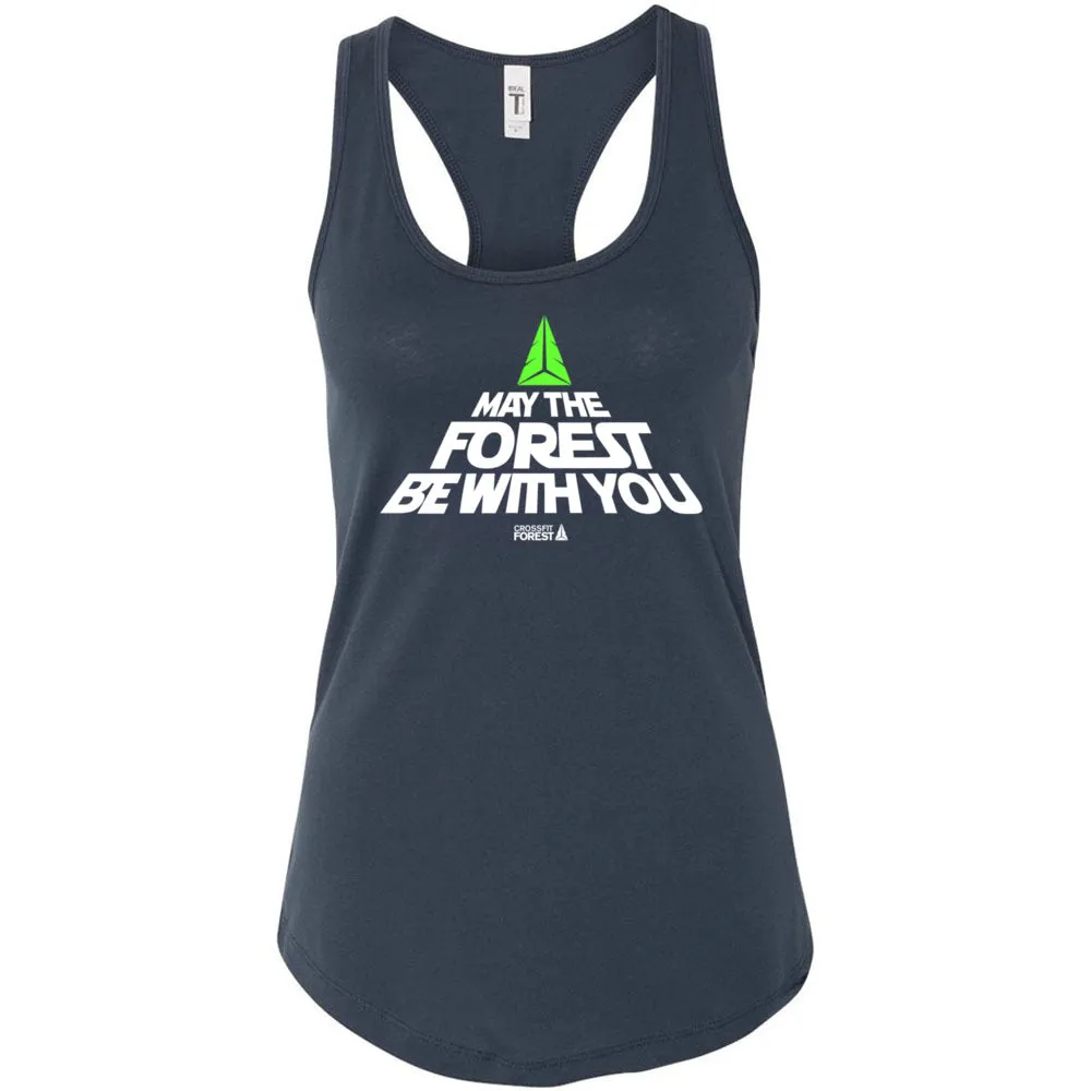 CrossFit Forest - 100 - May the Forest Be With You - Women's Tank