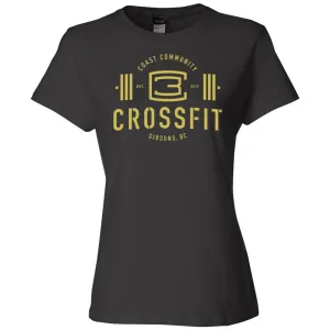 CrossFit Gibsons - 200 - New Logo (Gold) Women's T-Shirt