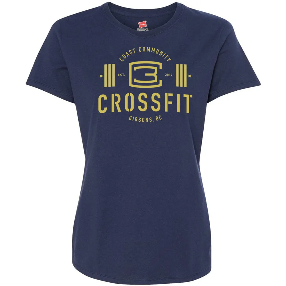 CrossFit Gibsons - 200 - New Logo (Gold) Women's T-Shirt