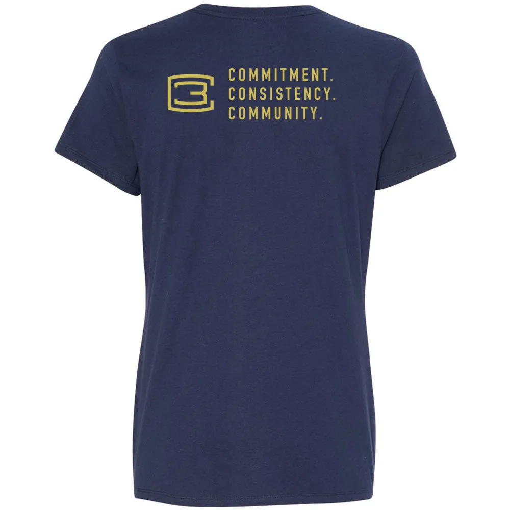 CrossFit Gibsons - 200 - New Logo (Gold) Women's T-Shirt
