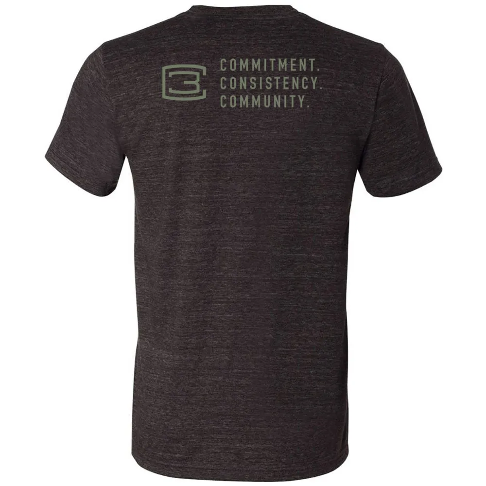 CrossFit Gibsons - 200 - New Logo (Green) - Men's T-Shirt
