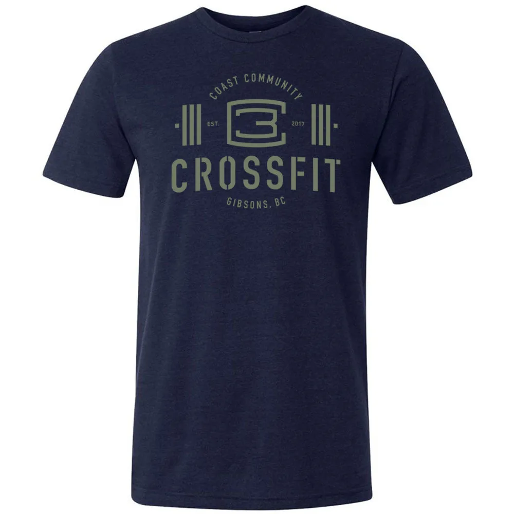 CrossFit Gibsons - 200 - New Logo (Green) - Men's T-Shirt