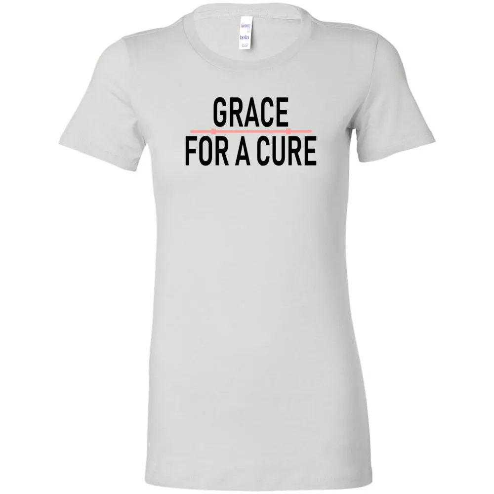 CrossFit Marquette - 200 - Grace For A Cure Barbell - Women's T-Shirt