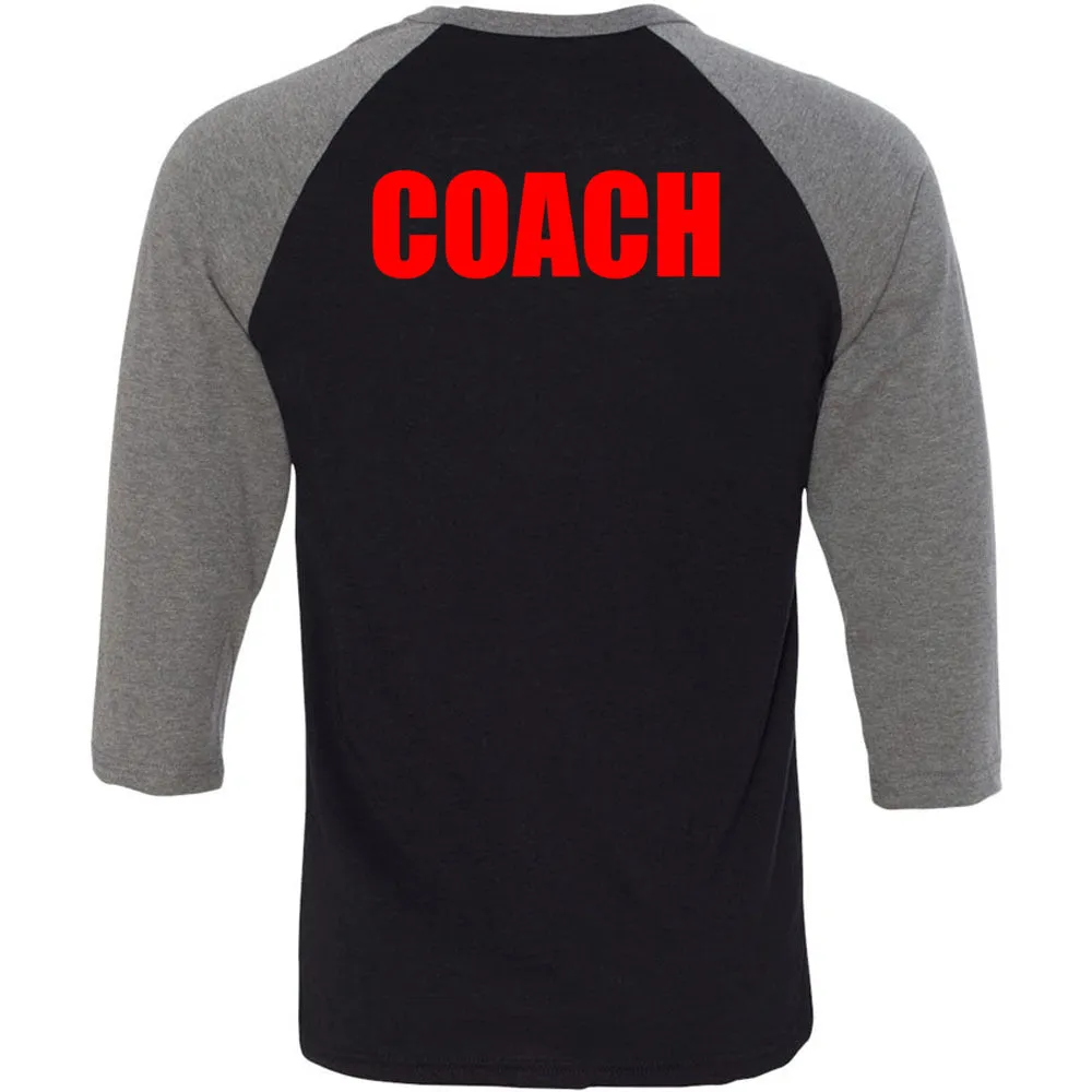 CrossFit North Phoenix - 202 - Coach Red - Men's Baseball T-Shirt