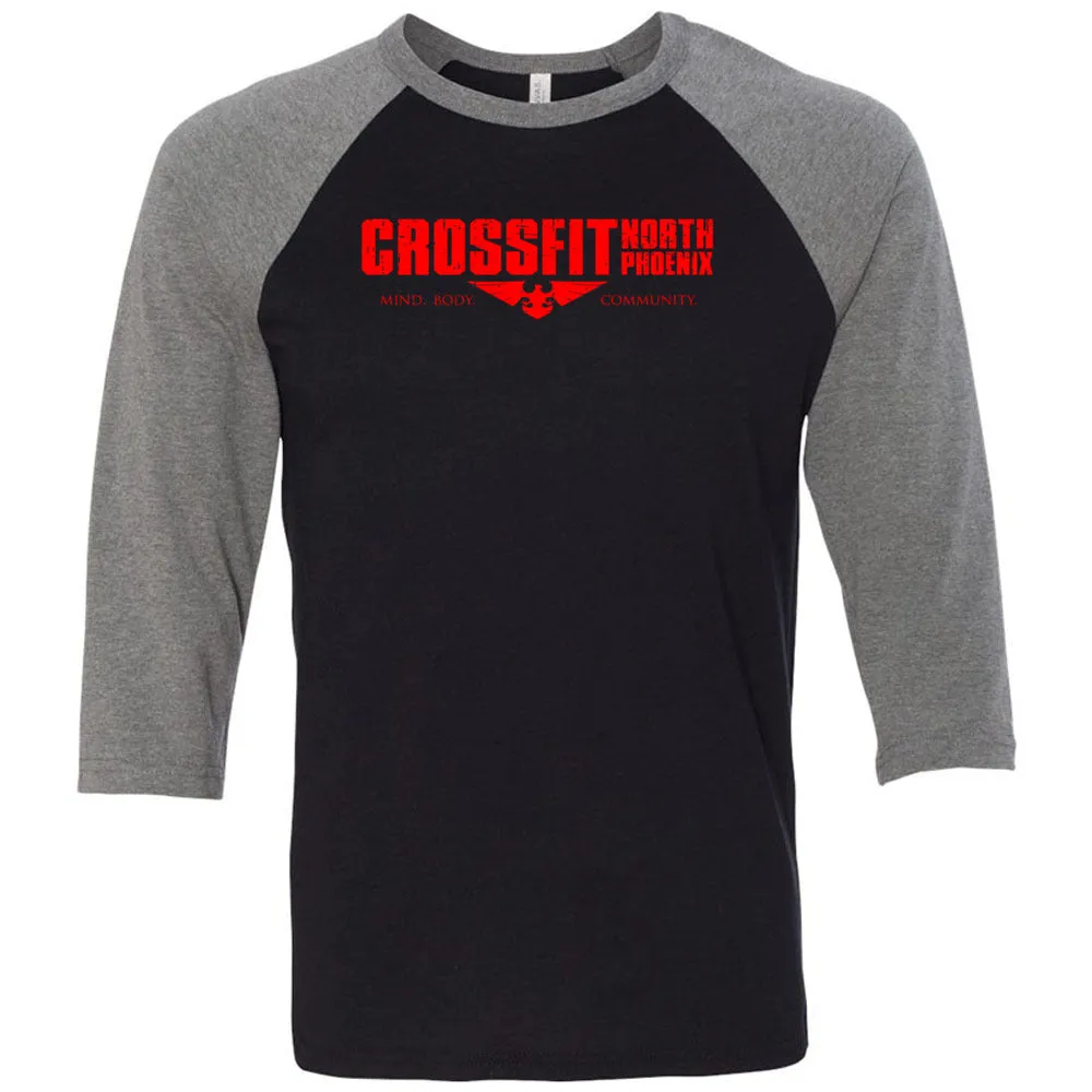 CrossFit North Phoenix - 202 - Coach Red - Men's Baseball T-Shirt