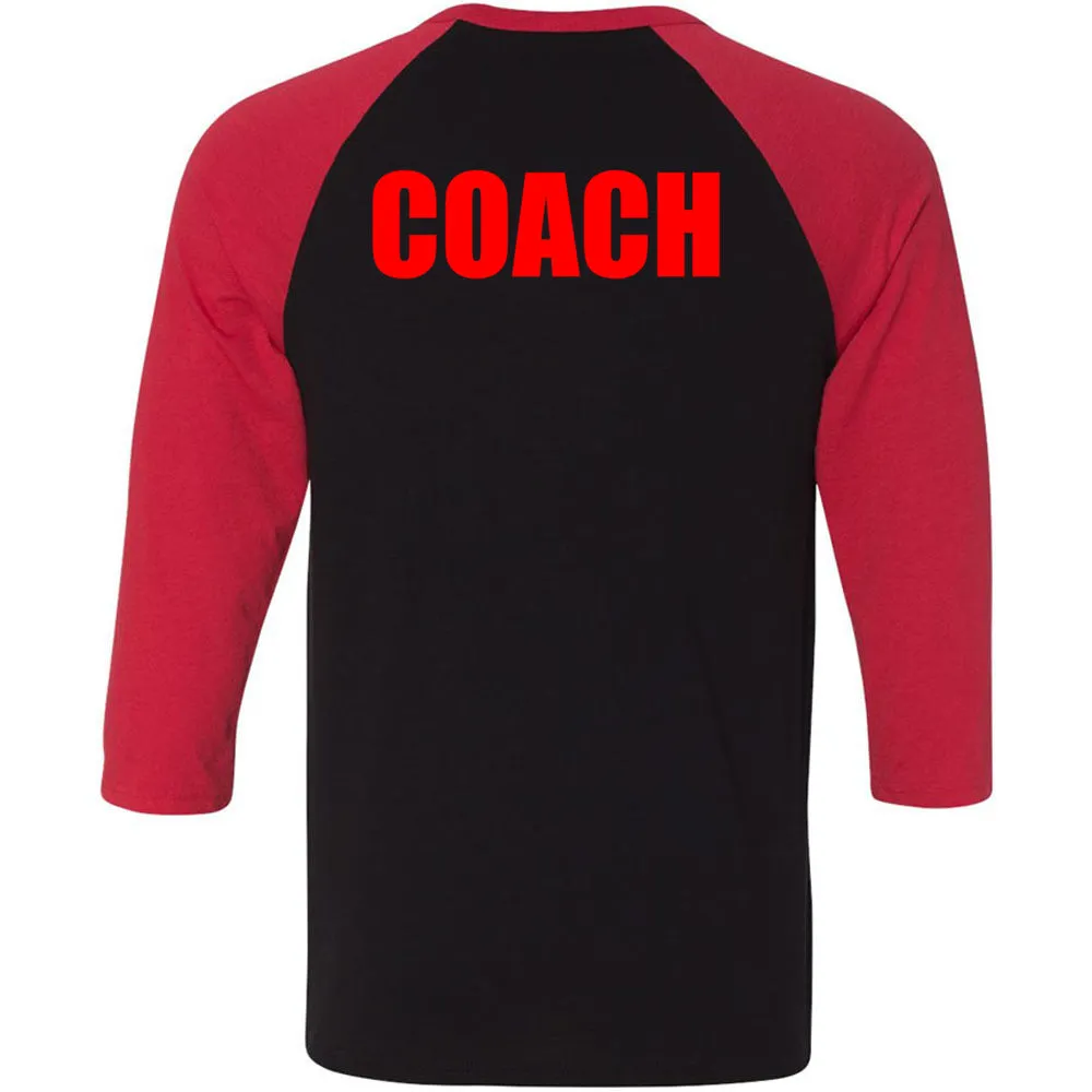CrossFit North Phoenix - 202 - Coach Red - Men's Baseball T-Shirt