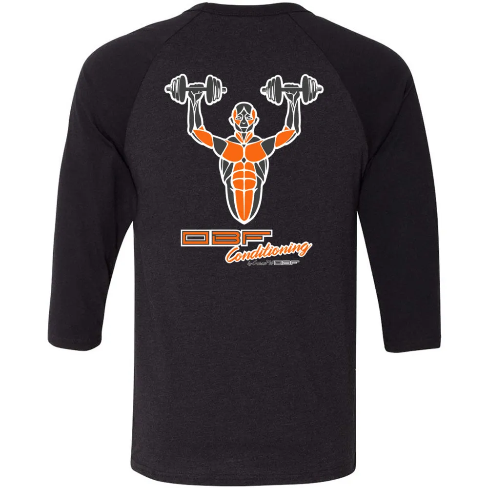 CrossFit OBF - 202 - Conditioning - Men's Baseball T-Shirt