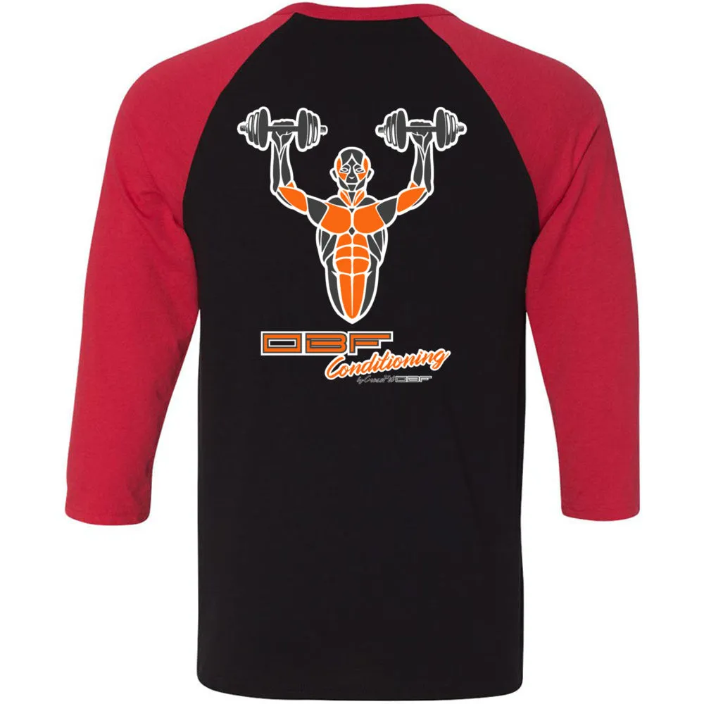 CrossFit OBF - 202 - Conditioning - Men's Baseball T-Shirt