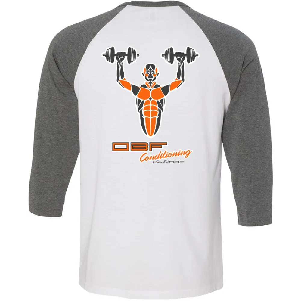 CrossFit OBF - 202 - Conditioning - Men's Baseball T-Shirt