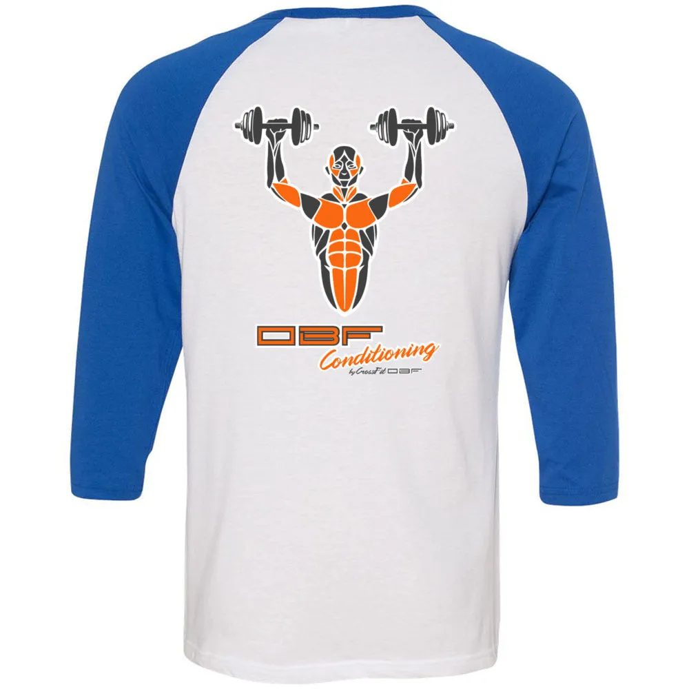CrossFit OBF - 202 - Conditioning - Men's Baseball T-Shirt