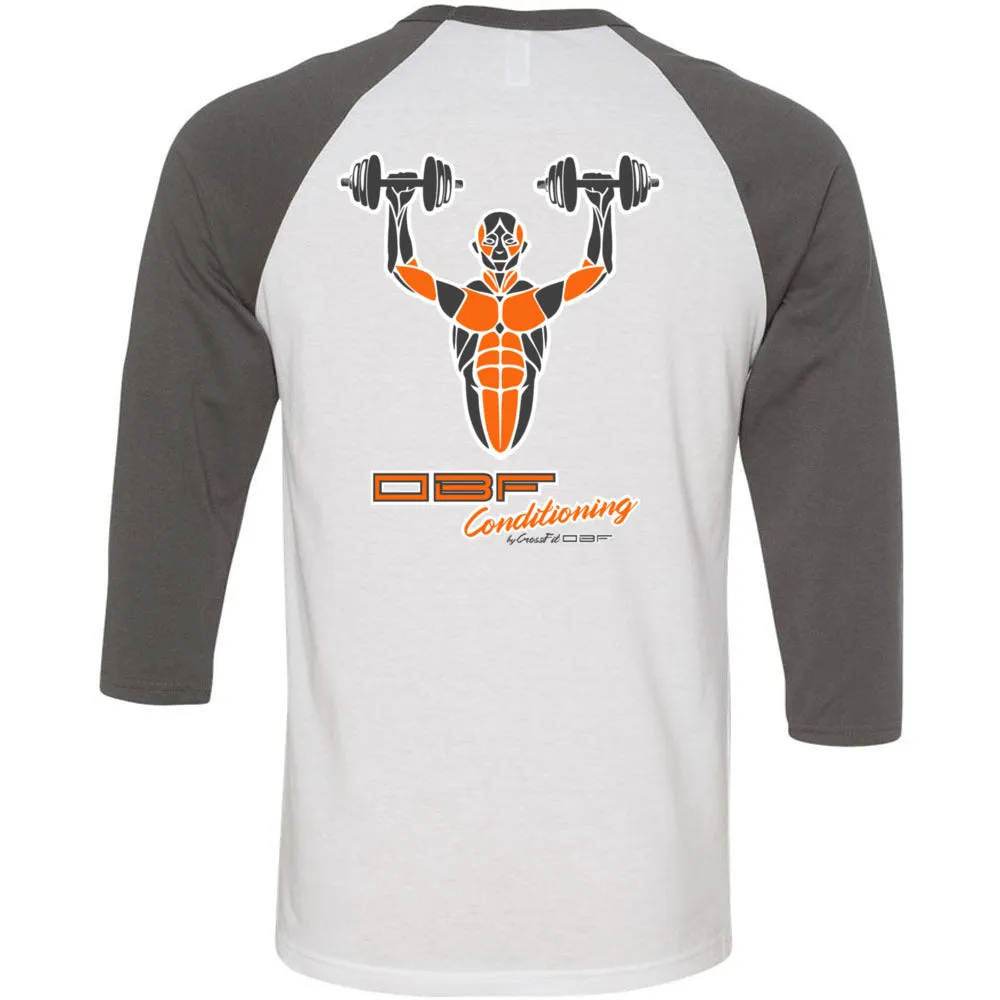 CrossFit OBF - 202 - Conditioning - Men's Baseball T-Shirt