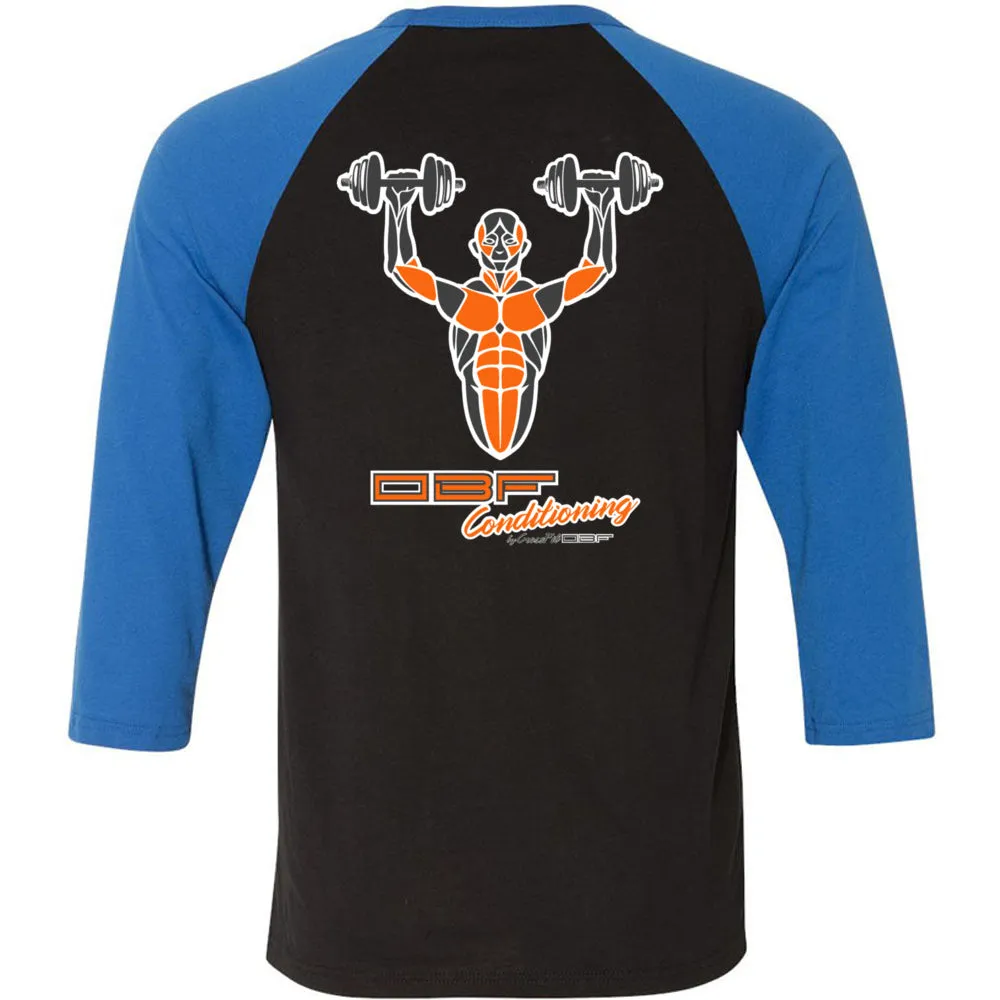 CrossFit OBF - 202 - Conditioning - Men's Baseball T-Shirt