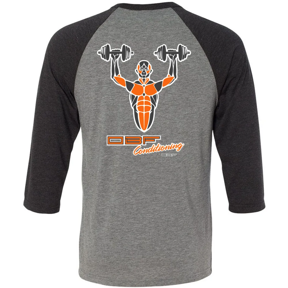 CrossFit OBF - 202 - Conditioning - Men's Baseball T-Shirt