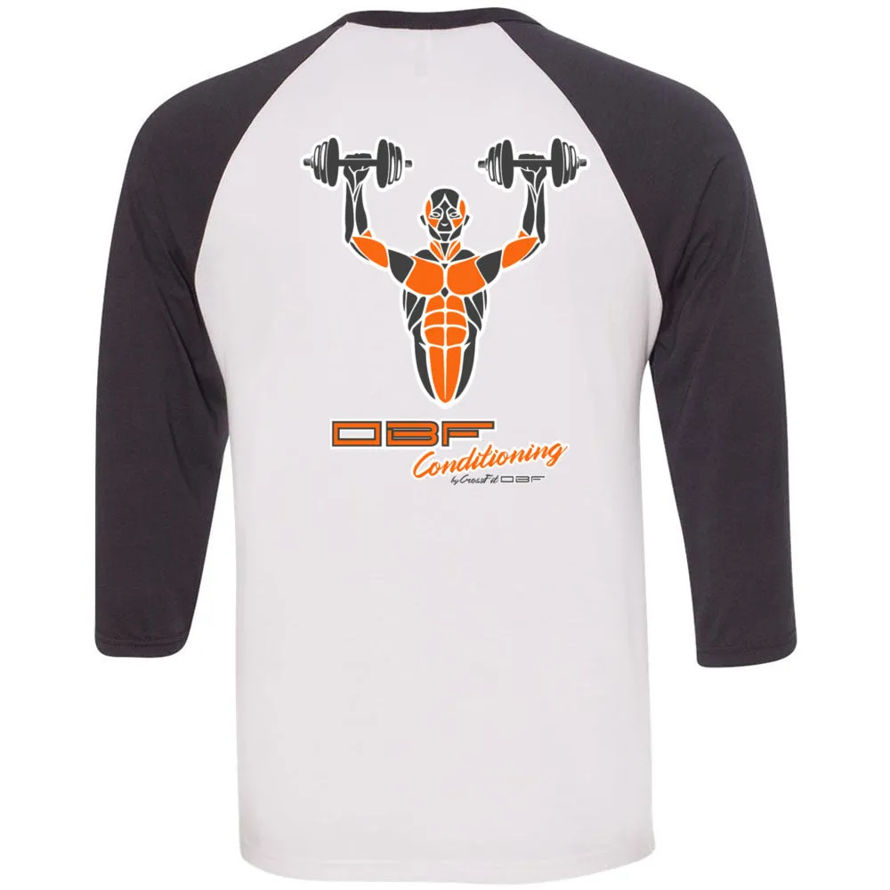 CrossFit OBF - 202 - Conditioning - Men's Baseball T-Shirt
