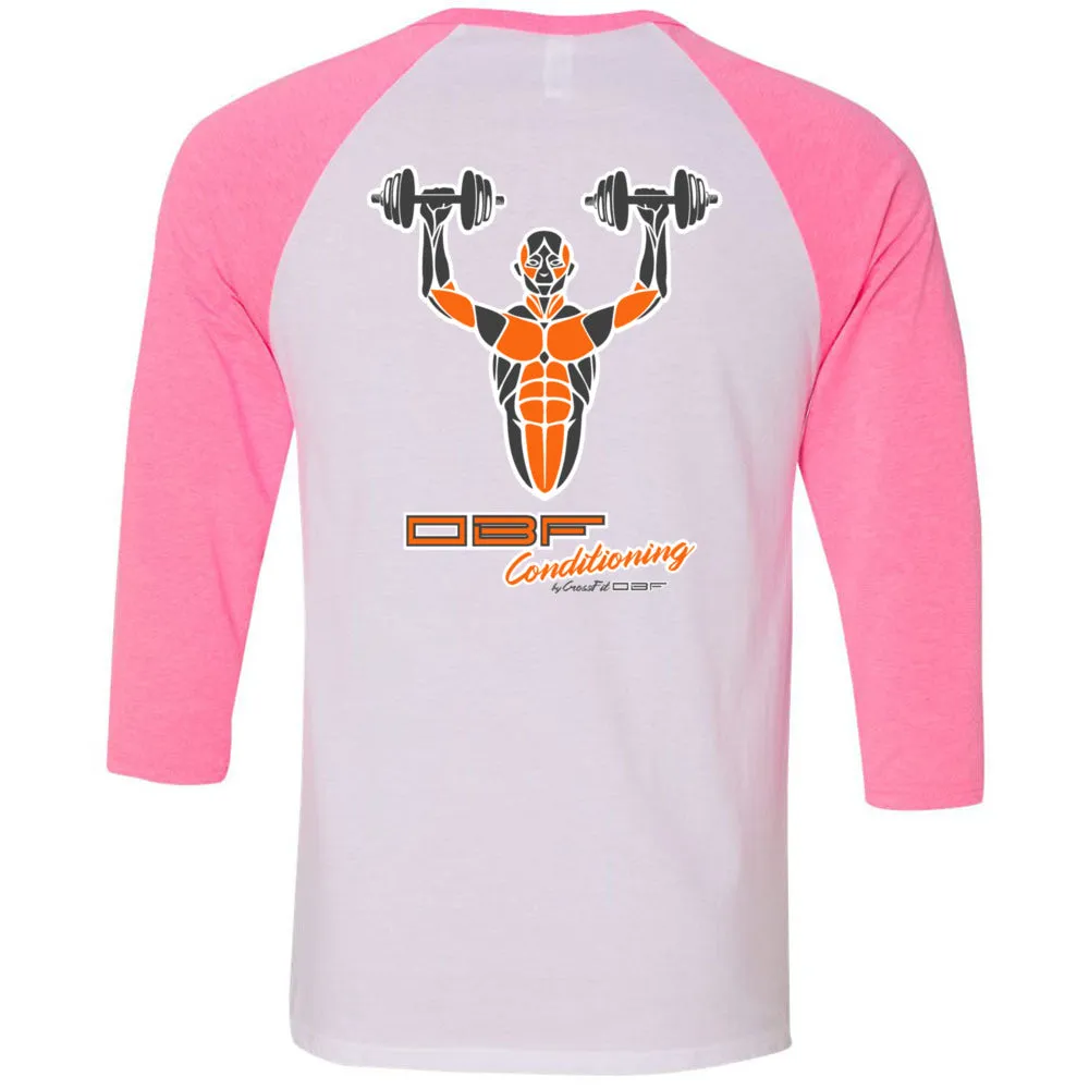 CrossFit OBF - 202 - Conditioning - Men's Baseball T-Shirt