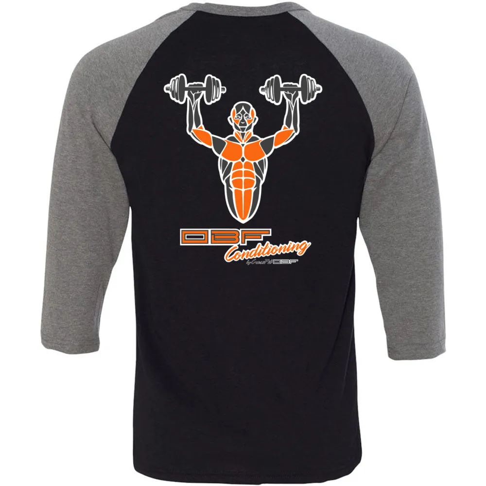 CrossFit OBF - 202 - Conditioning - Men's Baseball T-Shirt
