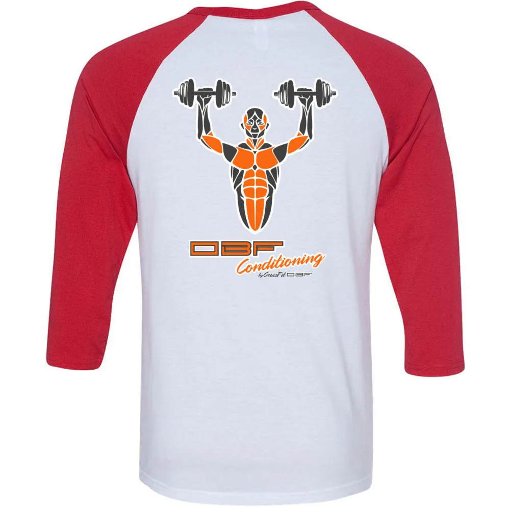 CrossFit OBF - 202 - Conditioning - Men's Baseball T-Shirt