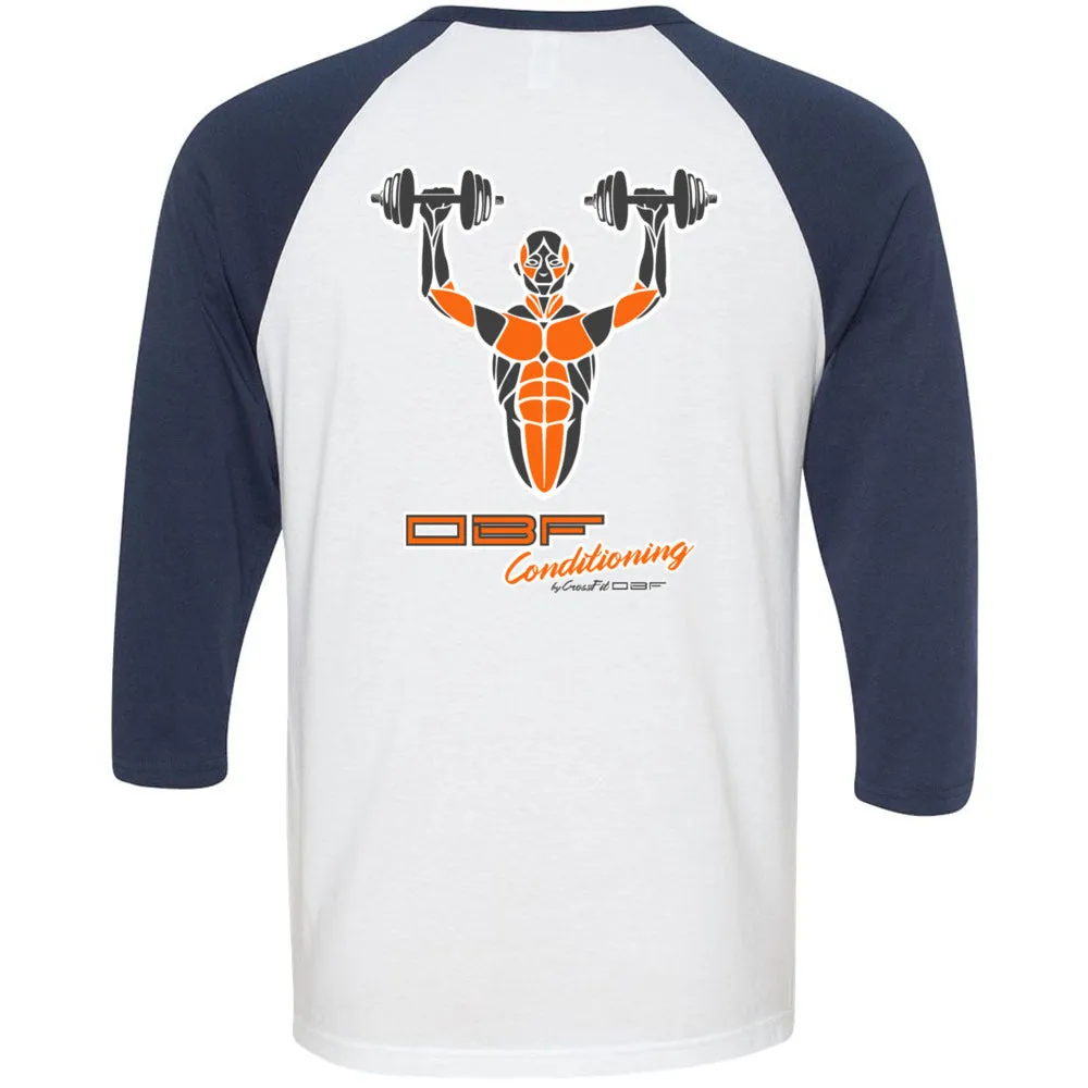 CrossFit OBF - 202 - Conditioning - Men's Baseball T-Shirt