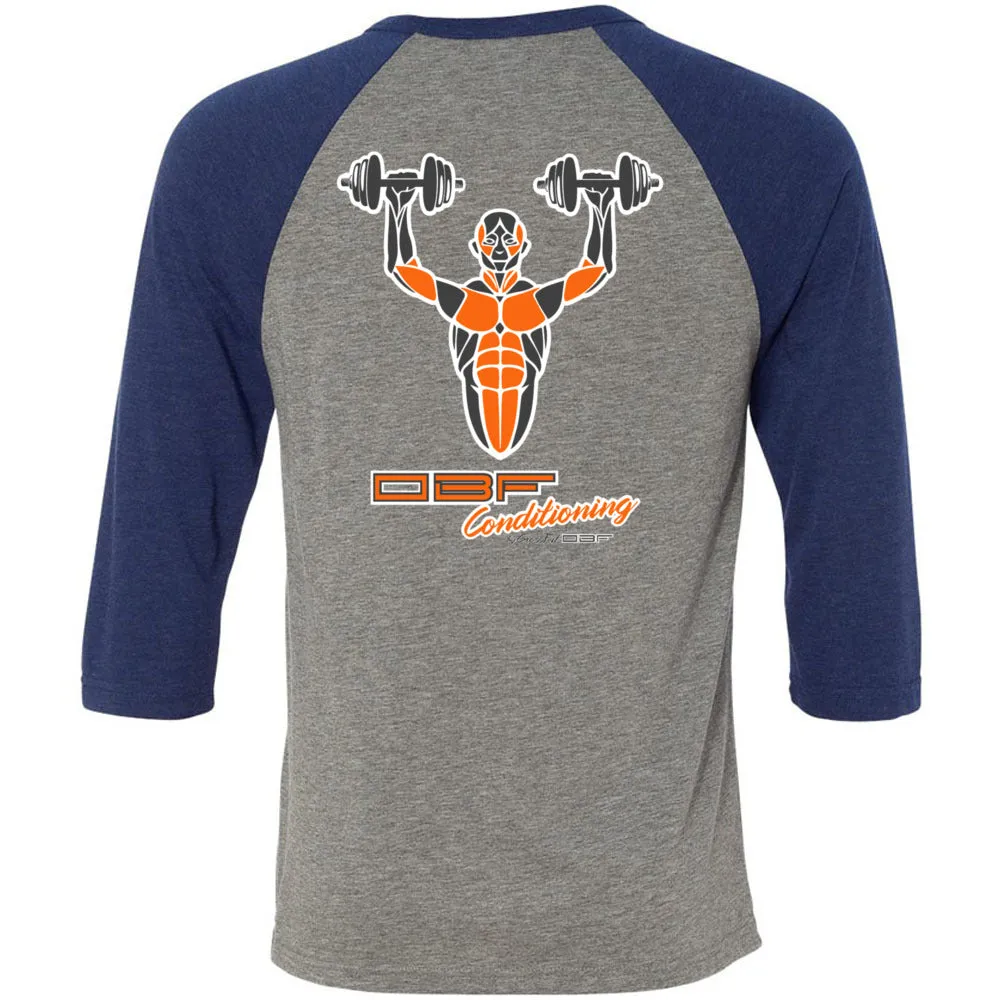 CrossFit OBF - 202 - Conditioning - Men's Baseball T-Shirt
