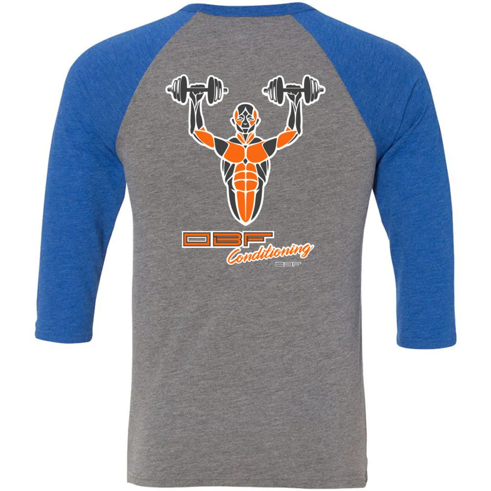 CrossFit OBF - 202 - Conditioning - Men's Baseball T-Shirt