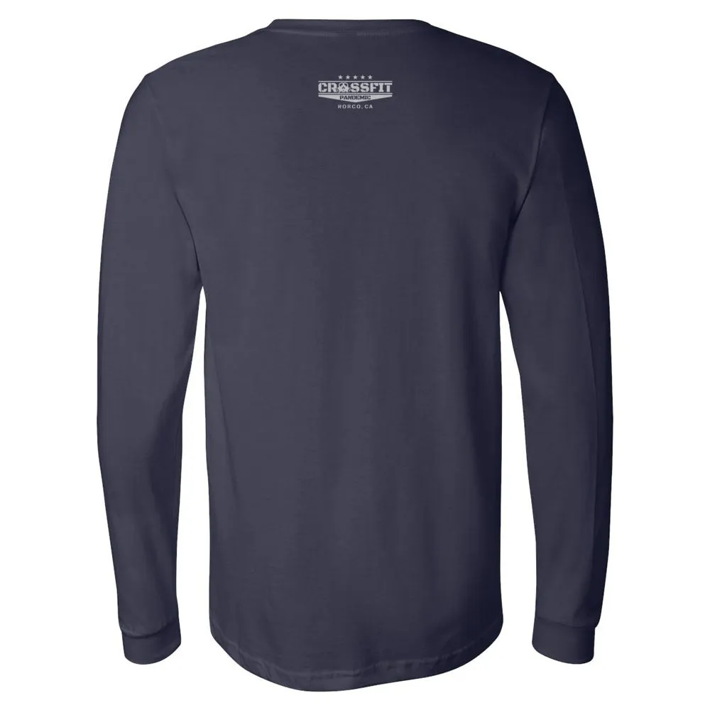 CrossFit Pandemic - 202 - Gray 3501 - Men's Long Sleeve T-Shirt