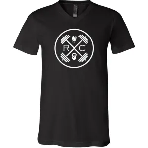 CrossFit Power Performance - 200 - Rooster - Men's V-Neck T-Shirt