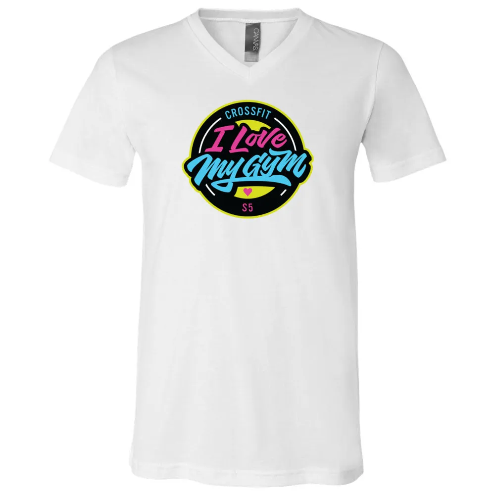 CrossFit S5 - 100 - I Love My Gym - Men's V-Neck T-Shirt