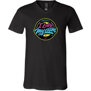 CrossFit S5 - 100 - I Love My Gym - Men's V-Neck T-Shirt