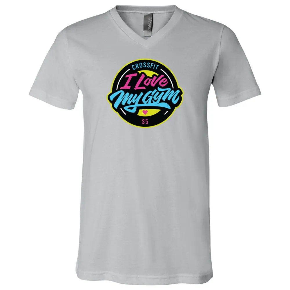 CrossFit S5 - 100 - I Love My Gym - Men's V-Neck T-Shirt