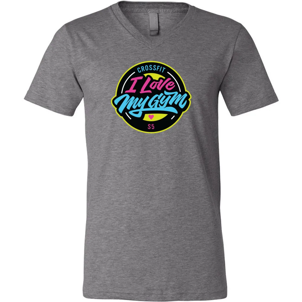 CrossFit S5 - 100 - I Love My Gym - Men's V-Neck T-Shirt