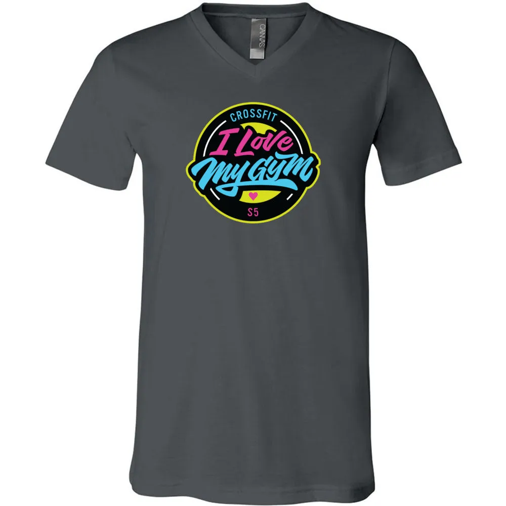 CrossFit S5 - 100 - I Love My Gym - Men's V-Neck T-Shirt