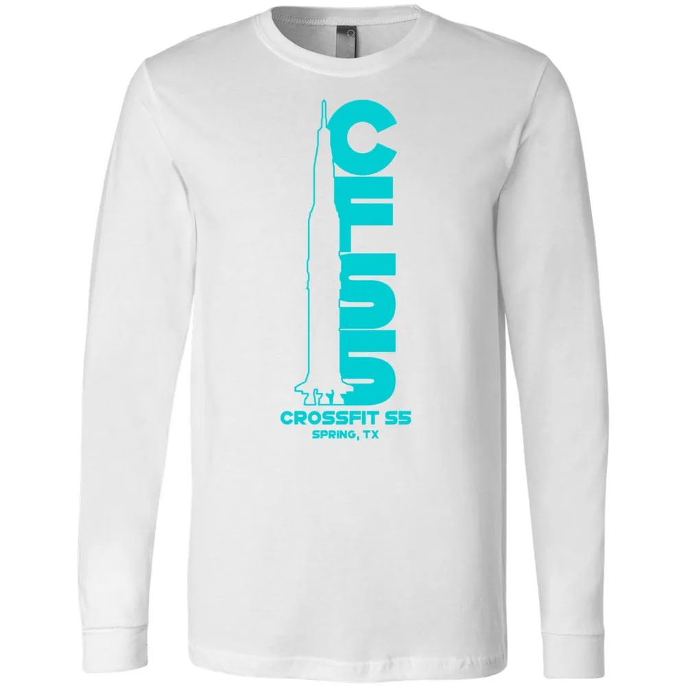 CrossFit S5 - 100 - Rocket Cyan 3501 - Men's Long Sleeve T-Shirt