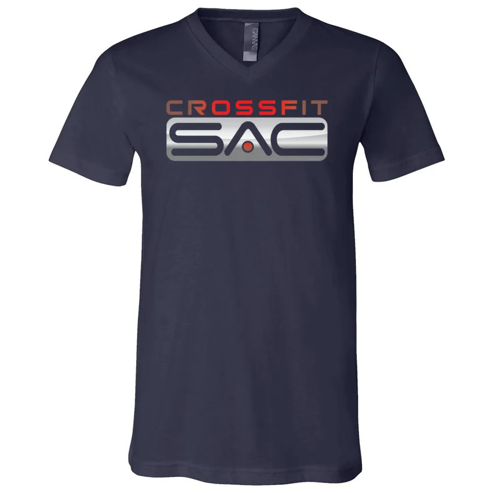 CrossFit SAC - 100 - Standard - Men's V-Neck T-Shirt
