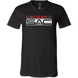 CrossFit SAC - 100 - Standard - Men's V-Neck T-Shirt