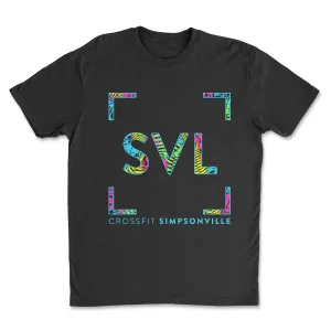 CrossFit Simpsonville Floral Mens - T-Shirt