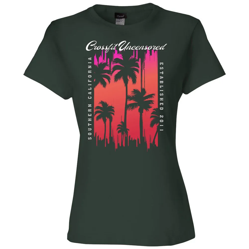CrossFit Uncensored - 100 - Summer (Palm Tree) Women's T-Shirt