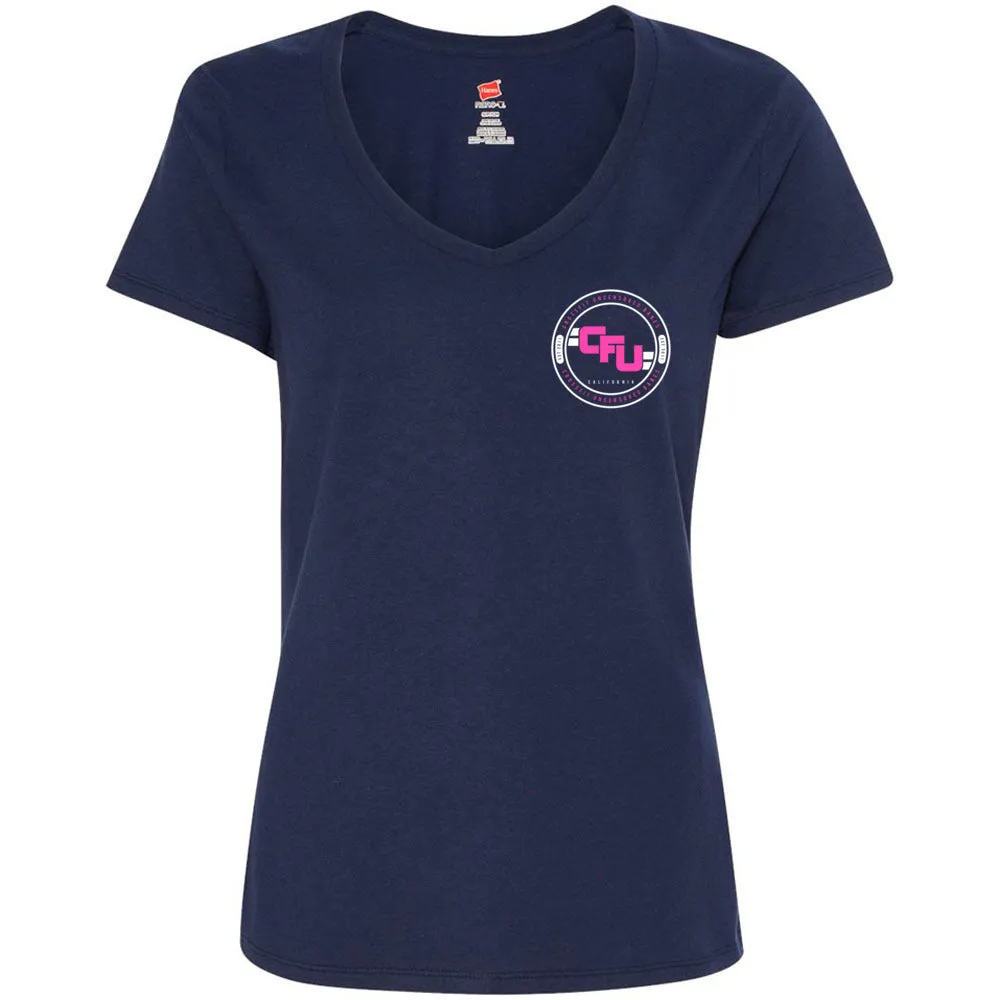 CrossFit Uncensored - 200 - CFU Babes Women's V-Neck T-Shirt