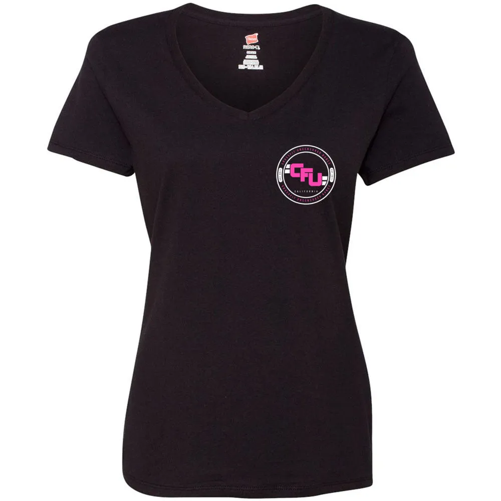 CrossFit Uncensored - 200 - CFU Babes Women's V-Neck T-Shirt