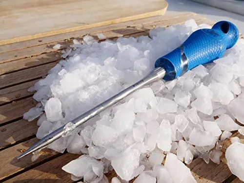Cuda Stainless Steel Ice Pick for Breaking Ice (18119),Blue