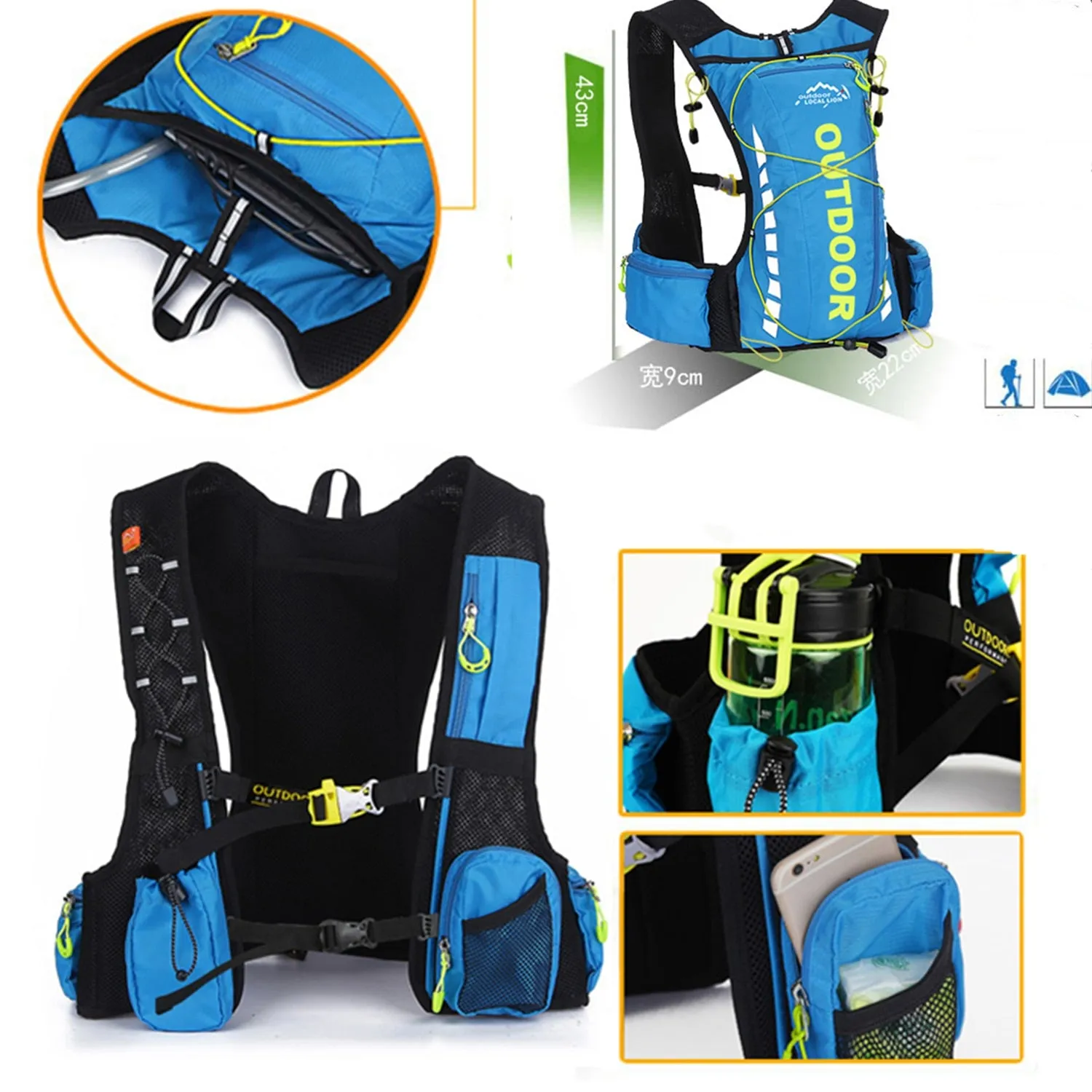 Cycling backpack for men and women,