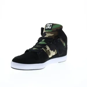 DC Cure Casual High-Top Skate Shoes Sneakers Black/Camo 1 10 D (M)