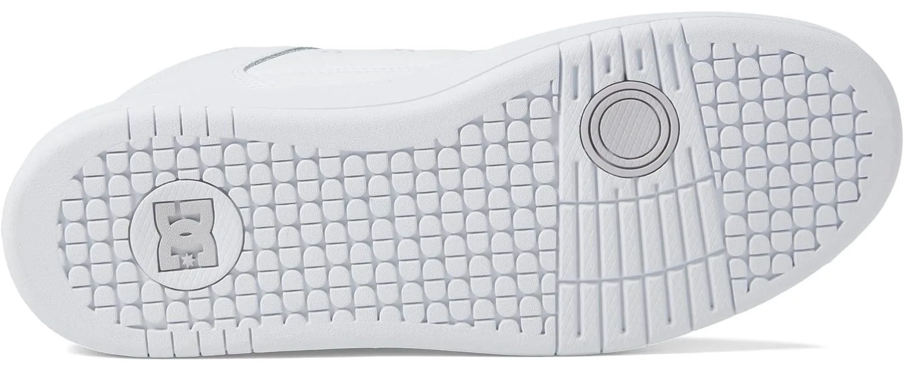 DC Manteca 4 Hi White Grey Mens Leather Skate Trainers